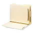 Self-adhesive Folder Dividers With Twin-prong Fasteners For Top/end Tab Folders, 1 Fastener, Letter Size, Manila, 25/pack