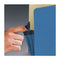 Colored File Pockets, 1.75" Expansion, Letter Size, Blue