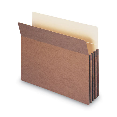 Redrope Drop Front File Pockets, 3.5" Expansion, Letter Size, Redrope, 50/box