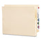 Manila End Tab File Pockets, 1.75" Expansion, Letter Size, Manila, 25/box