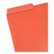 Organized Up Heavyweight Vertical File Folders, 1/2-cut Tabs, Letter Size, Assorted: Fuchsia/orange/peridot Green, 6/pack