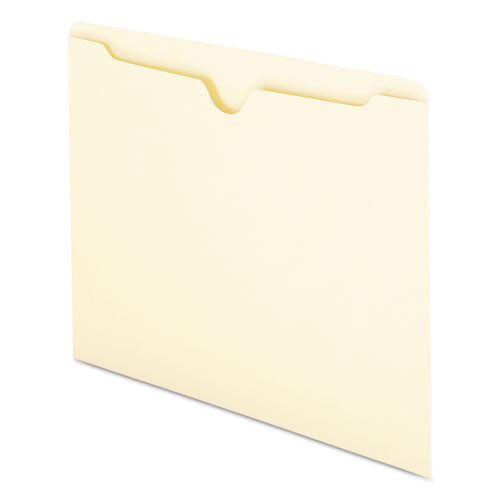 Manila File Jackets, 1-ply Straight Tab, Letter Size, Manila, 100/box