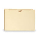 100% Recycled Top Tab File Jackets, Straight Tab, Legal Size, Manila, 50/box