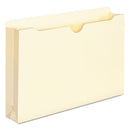 Manila File Jackets, 1-ply Straight Tab, Legal Size, Manila, 50/box