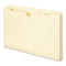 Manila File Jackets, 2-ply Straight Tab, Legal Size, Manila, 50/box