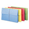 Expanding Wallet With Elastic Cord, 2" Expansion, 1 Section, Elastic Cord Closure, Legal Size, Assorted Colors, 50/box