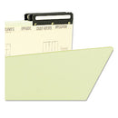 Pressboard Mortgage Folders, 1" Expansion, 8 Dividers, 1 Fastener, Legal Size, Green Exterior, 10/box