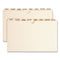 Replacement Pressboard Mortgage File Dividers, Punched For K-style Fasteners, Legal Size, Manila, 8 Dividers/set, 12 Sets/box