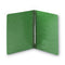 Prong Fastener Premium Pressboard Report Cover, Two-piece Prong Fastener, 3" Capacity, 8.5 X 11, Green/green