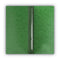 Prong Fastener Premium Pressboard Report Cover, Two-piece Prong Fastener, 3" Capacity, 8.5 X 11, Green/green