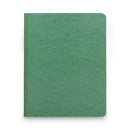 Prong Fastener Premium Pressboard Report Cover, Two-piece Prong Fastener, 3" Capacity, 8.5 X 11, Green/green