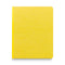 Prong Fastener Premium Pressboard Report Cover, Two-piece Prong Fastener, 3" Capacity, 8.5 X 11, Yellow/yellow