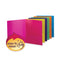 Poly Two-pocket Folders, 100-sheet Capacity, 11 X 8.5, Assorted, 6/pack