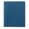 Two-pocket Folder, Embossed Leather Grain Paper, 100-sheet Capacity, 11 X 8.5, Blue, 25/box