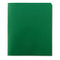 Two-pocket Folder, Textured Paper, 100-sheet Capacity, 11 X 8.5, Green, 25/box