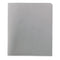 Two-pocket Folder, Textured Paper, 100-sheet Capacity, 11 X 8.5, White, 25/box