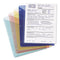 Organized Up Poly Slash Jackets, 2-sections, Letter Size, Clear, 5/pack