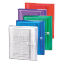 Poly String And Button Interoffice Envelopes, Open-side (horizontal), 9.75 X 11.63, Clear, 5/pack