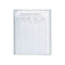 Poly String And Button Interoffice Envelopes, Open-end (vertical), 9.75 X 11.63, Clear, 5/pack