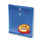 Poly String And Button Interoffice Envelopes, Open-end (vertical), 9.75 X 11.63, Transparent Blue, 5/pack