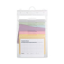 Cascading Wall Organizer, 6 Sections, Letter Size, 14.25" X 24.25", Blue, Clear, Gray, Green, Orange, Pink, Purple