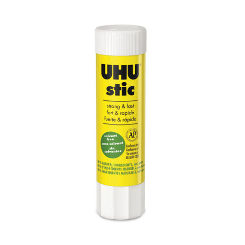 Stic Permanent Glue Stick, 0.29 Oz, Dries Clear