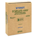 Ecosafe-6400 Bags, 32 Gal, 0.85 Mil, 33" X 48", Green, 50/box