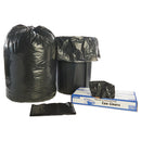 Total Recycled Content Plastic Trash Bags, 65 Gal, 1.5 Mil, 50" X 51", Brown/black, 100/carton