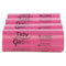 Feminine Hygiene Sanitary Disposal Bags, 4" X 10", Pink/black, 150 Bags/roll, 4 Rolls/carton