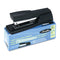 Light-duty Full Strip Desk Stapler, 20-sheet Capacity, Black