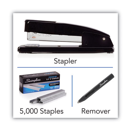 Commercial Desk Stapler Value Pack, 20-sheet Capacity, Black