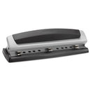 10-sheet Precision Pro Desktop Two- To Three-hole Punch, 9/32" Holes