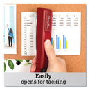 747 Classic Full Strip Stapler, 30-sheet Capacity, Lipstick Red