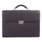 Milestone Briefcase, Fits Devices Up To 15.6", Leather, 5 X 5 X 12, Brown