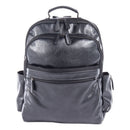 Valais Backpack, Fits Devices Up To 15.6", Leather, 5.5 X 5.5 X 16.5, Black