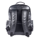 Valais Backpack, Fits Devices Up To 15.6", Leather, 5.5 X 5.5 X 16.5, Black