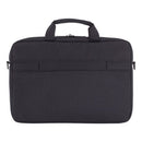 Cadence Slim Briefcase, Fits Devices Up To 15.6", Polyester, 3.5 X 3.5 X 16, Charcoal