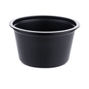 Portion Cups, 2 Oz, Black, 2,500/carton