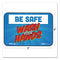 Besafe Messaging Education Wall Signs, 9 X 6,  "be Safe, Wash Your Hands", 3/pack