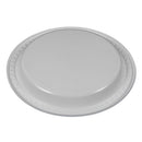 Plastic Dinnerware, Plates, 7" Dia, White, 125/pack