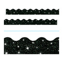 Terrific Trimmers Sparkle Border, 2.75" X 32 Ft, Black