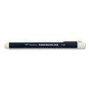 Wax-based Marking Pencil, 4.4 Mm, White Wax, Navy Blue Barrel, 10/box