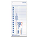 Time Clock Cards, Replacement For 35100-10, One Side, 4 X 9, 100/pack