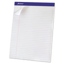 Perforated Writing Pads, Wide/legal Rule, 50 White 8.5 X 11.75 Sheets, Dozen