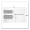 1099 Double Window Envelope, Commercial Flap, Gummed Closure, 5.63 X 9, White, 24/pack