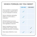 1099-nec Online Tax Kit, Fiscal Year: 2023, Five-part Carbonless, 8.5 X 3.66, 3 Forms/sheet, 15 Forms Total