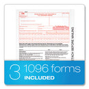 Five-part 1099-misc Tax Forms, Five-part Carbonless, 8.5 X 5.5, 2 Forms/sheet, 50 Forms Total