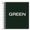 Earthwise By Oxford Recycled One-subject Notebook, Narrow Rule, Green Cover, (80) 8 X 5 Sheets