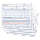 Hazardous Material Short Form, Four-part Carbonless, 8.5 X 7, 50 Forms Total