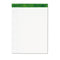 Earthwise By Ampad Recycled Writing Pad, Wide/legal Rule, Politex Sand Headband, 40 White 8.5 X 11.75 Sheets, 4/pack